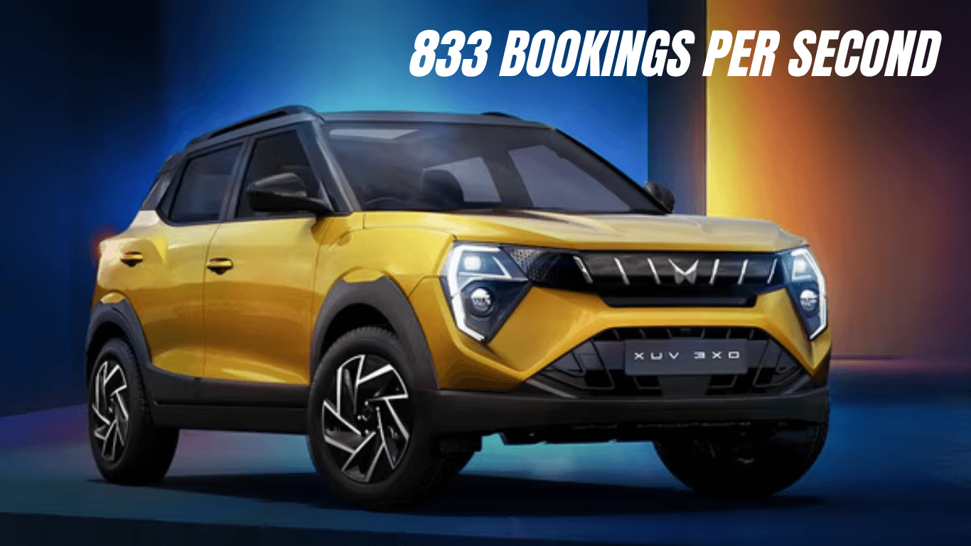Mahindra XUV 3XO Breaking Records: Over 50,000 Bookings in 60 Minutes | Delivery Begins from 26th May news