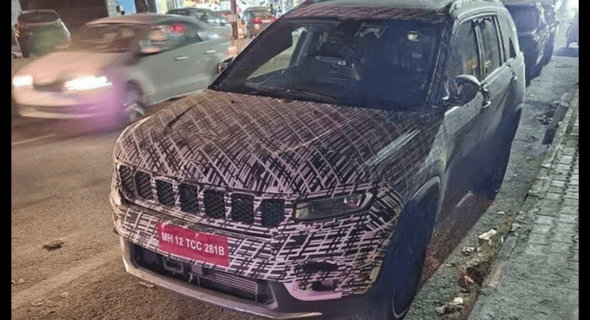Jeep Meridian 2024 Facelift Spotted With ADAS While Being Tested news