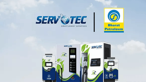 BPCL Invests Rs 120 Crore for 1800 DC Nationwide EV Chargers by Servotech