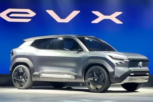 Maruti Suzuki eVX Spied on Indian Roads, 360 degree Camera, ADAS and More on Board; Check Details 