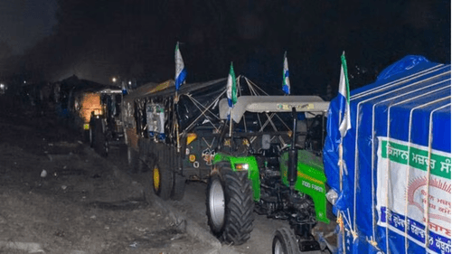 किसानों के विरोध और 'दिल्ली चलो' मार्च के कारण दिल्ली में ट्रैफिक अराजकता - आने वाले समय की एक झलक