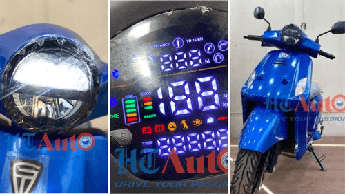 Godawari to Unveil Eblu Feo X E-scooter at Bharat Mobility Expo 2024| Images Leaked Ahead of Debut  news