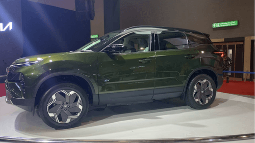 Tata Harrier EV Unveiled: Electrifying the Future of SUVs at Bharat Mobility Show 2024