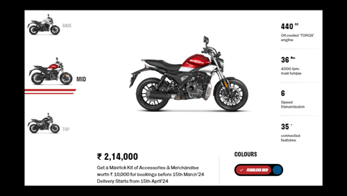 Hero Mavrick 440 Launched at Starting Price of ₹1.99 Lakh| Know Features, Specs and Booking Details