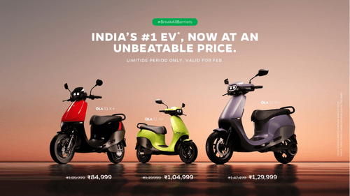 Ola Announces Unprecedented Discounts on EVs - February 2024 Special Offer