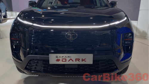 Tata Safari Red Dark Edition Steals the Spotlight at Bharat Mobility Expo 2024