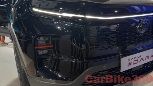 Tata Safari Red Dark Edition Steals the Spotlight at Bharat Mobility Expo 2024