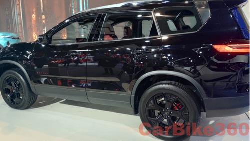 Tata Safari Red Dark Edition Steals the Spotlight at Bharat Mobility Expo 2024