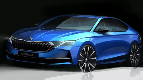 2024 Skoda Octavia Facelift Debuts: 10" Digital Cluster, Optional 13" Infotainment, LED Matrix