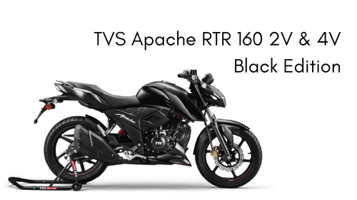 TVS Apache RTR Black Edition Launched: A New Aesthetic Rival in the 160cc Segment news