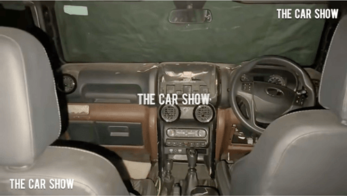 Mahindra's Upcoming 5-Door Thar Spotted with Sunroof, 360 Camera, LED Lighting & More 