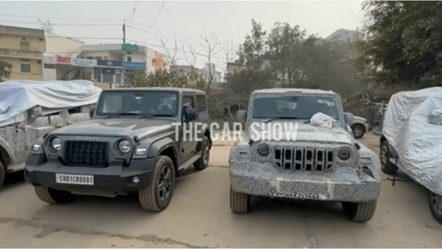 Mahindra's Upcoming 5-Door Thar Spotted with Sunroof, 360 Camera, LED Lighting & More 