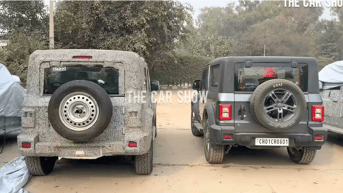 Mahindra's Upcoming 5-Door Thar Spotted with Sunroof, 360 Camera, LED Lighting & More 
