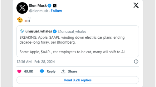 Apple Halts Billion-Dollar Electric Vehicle Project Titan After a Decade-long Investment