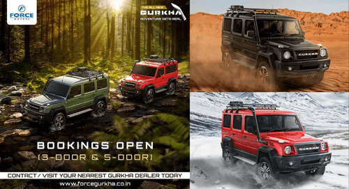 Force Gurkha Launched at Rs 16.75 Lakh For 3 Door & Rs 18 Lakh For 5 Door, Bookings Now Open news