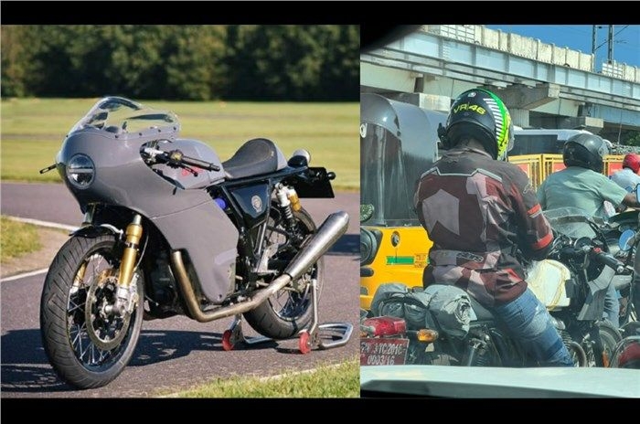 Continental GT-R 650 in full-fairings spotted: Is RE looking to Revamp the Bike?