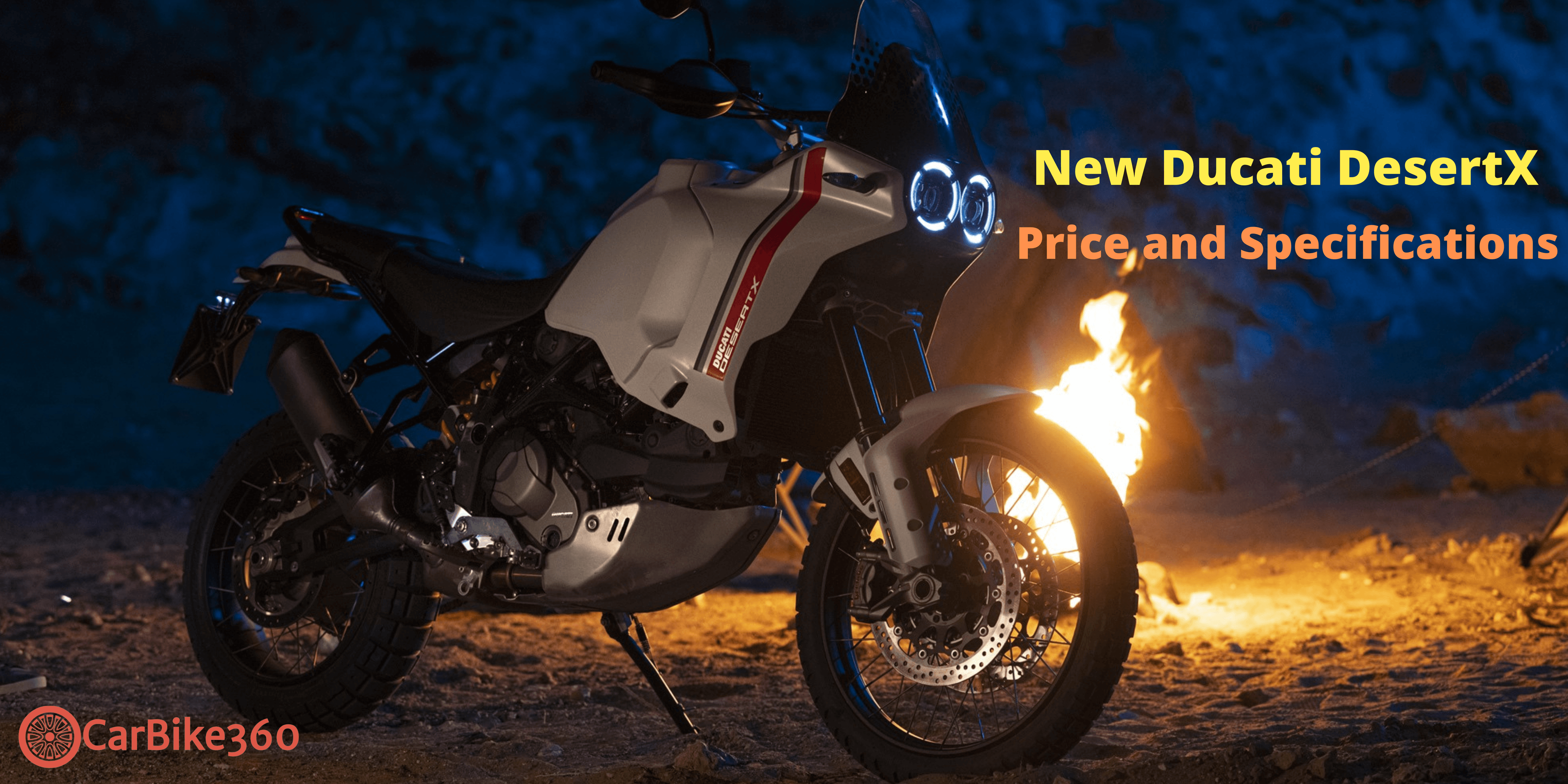डुकाटी के नए ब्रांड DesertX की कीमत और स्पेसिफिकेशन!