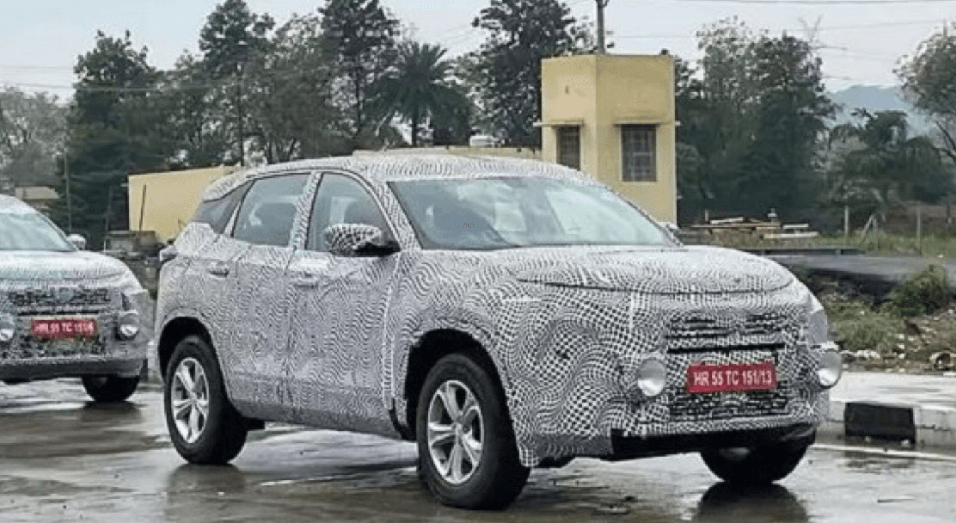 Tata Harrier Facelift Spied – Gets similar interior as Safari Facelift