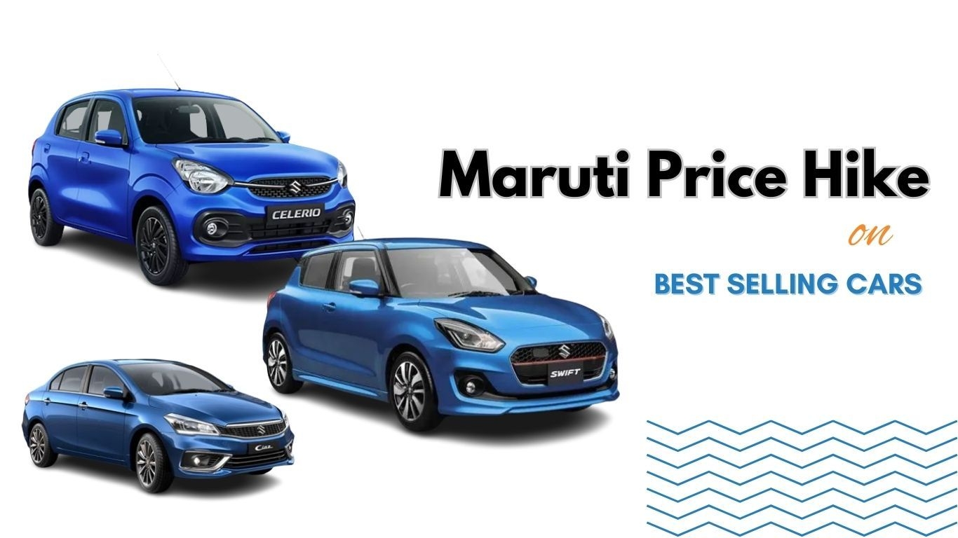 Maruti Suzuki ने बेस्टसेलिंग कारों की कीमतों में बढ़ोतरी की घोषणा की: स्विफ्ट, डिजायर, सेलेरियो, और बहुत कुछ