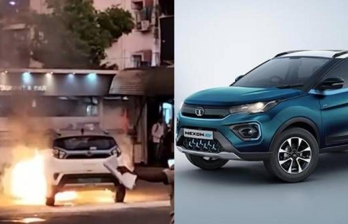 Tata Nexon EV Catches Fire in Mumbai: Tata Motors Starts Investigation Tata Nexon EV Catches Fire in Mumbai: Tata Motors Starts Investigation
