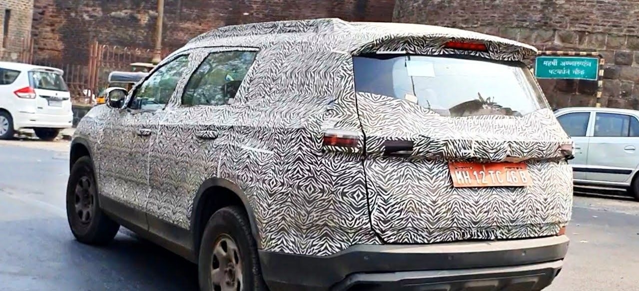  2023 Tata Safari top variant with ADAS feature spotted