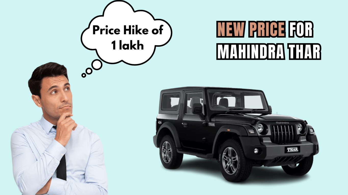 Mahindra Thar कम समय में 1.05 लाख रु. महंगा हुआ