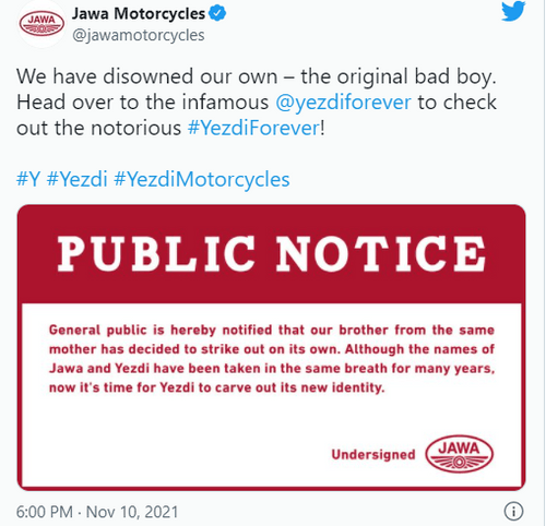 Yezdi will be in India soon, parting ways with Jawa motorcycle