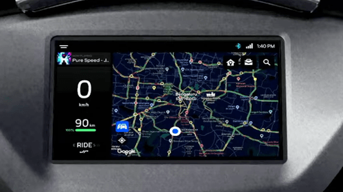 Ather 450X Google Navigation Feature Explained in Detail