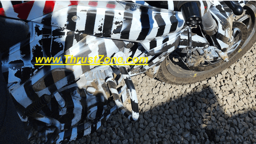 Updated Bajaj Pulsar NS160 Spied Testing