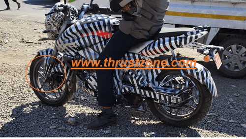 Updated Bajaj Pulsar NS160 Spied Testing