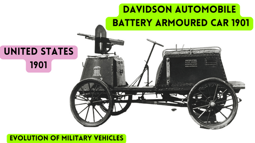 Davidson Automobile Battery Armoured Car Davidson Automobile Battery Armoured Car