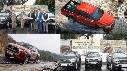 Indian Army takes delivery of Toyota Hilux