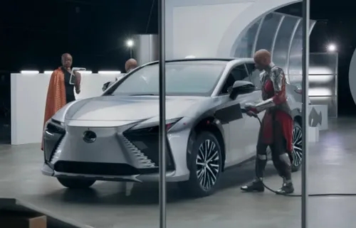 Lexus RZ 450E all-electric Spotted in MCUs Black Panther: Wakanda Forever Trailer