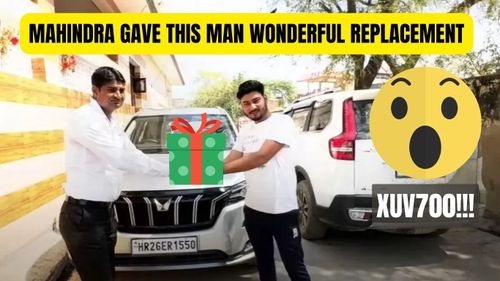Mahindra showed courtesy to a fellow Youtuber and provided him a XUV700
