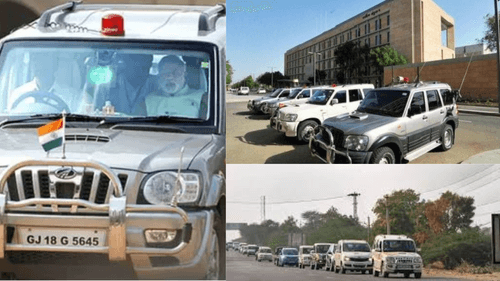 Indian Prime Minister's Convoy with Z+Security | Closer look on Vehicles