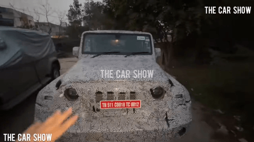 2024 Mahindra Thar 5-Door Spied: 10.25-Inch Screen, Enhanced Comfort, Stylish 19-Inch Alloys