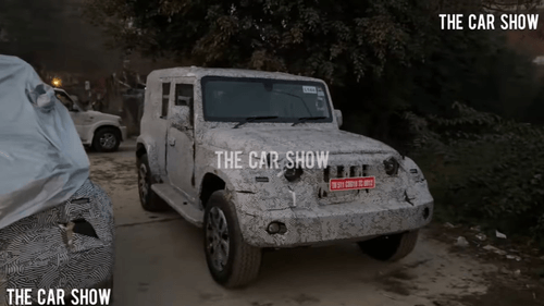 2024 Mahindra Thar 5-Door Spied: 10.25-Inch Screen, Enhanced Comfort, Stylish 19-Inch Alloys
