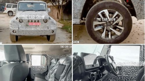 2024 Mahindra Thar 5-Door Spied: 10.25-Inch Screen, Enhanced Comfort, Stylish 19-Inch Alloys
