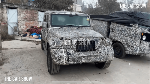 2024 Mahindra Thar 5-Door Spied: 10.25-Inch Screen, Enhanced Comfort, Stylish 19-Inch Alloys
