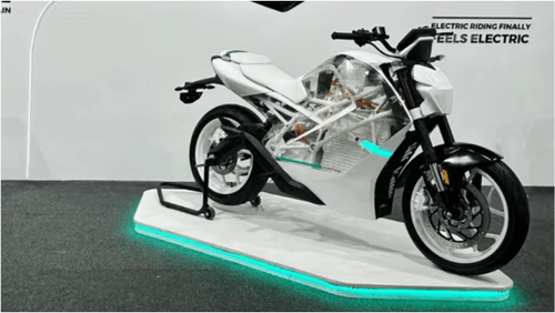 Raptee showcases see-through e-Bike at Tamil Nadu Global Investors Meeting