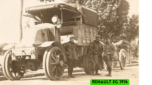 Renault EG- A Key Vehicle Of the French Army in The Battle of Verdun, World War I