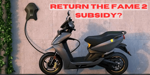 Electric 2 wheeler owners asked to return FAME 2 subsidy: Here’s why