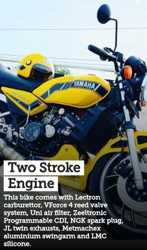 MS Dhoni bike collection gets a newly modified Yamaha RD350 vintage motorcycle