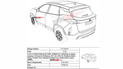 Tata Harrier EV Design Patent Leaks: What You Need to Know