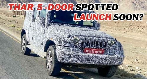 Spotted: Mahindra Thar 5-Door or Jeep Wrangler, Which Has More Road Presence?