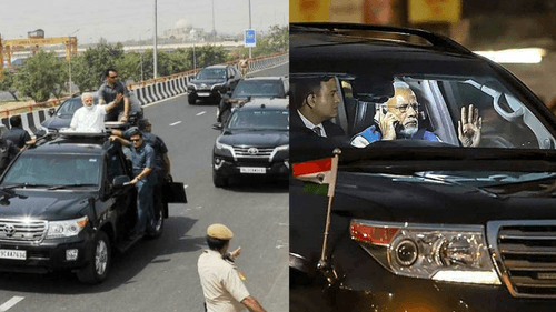 Indian Prime Minister's Convoy with Z+Security | Closer look on Vehicles