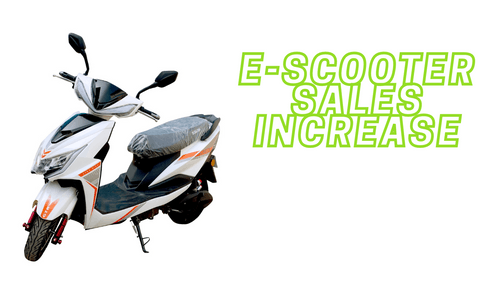E-scooter Sales Increase in India E-scooter Sales Increase in India