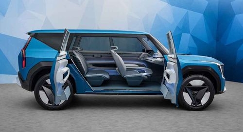 Kia EV9 Concept teased ahead of display at the 2023 Auto Expo