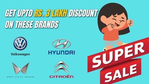 Get discounts of upto Rs. 3 lakhs on top car models