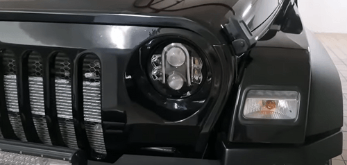 Mahindra Thar Modification: Inbuild Auxiliary LED Headlights And All-terrain Tyres 